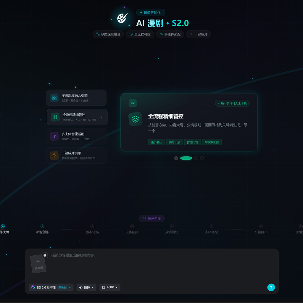 AI 漫剧分镜生成实景